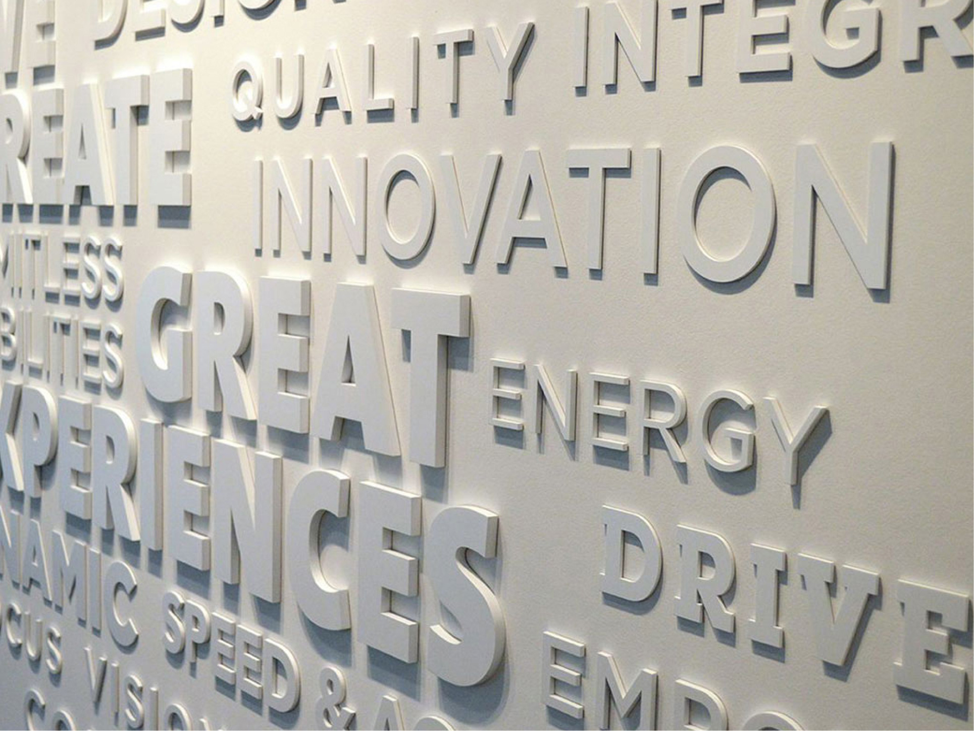 Dimensional Lettering